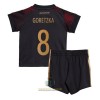 Maglia ufficiale Germania Leon Goretzka 8 Trasferta Mondiali 2022 per Bambino